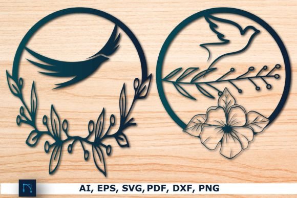Create Stunning Paper Art with Bird & Floral SVG Designs