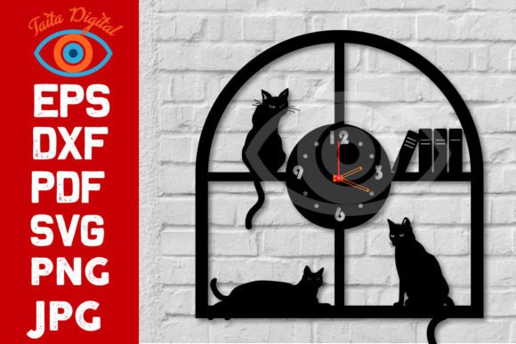 Creative Cat on Window Wall Decor for Modern Homes