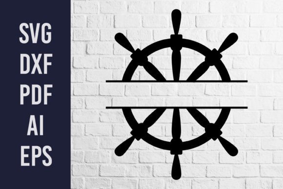 Customizable Ship Wheel: A Premium Nautical Design Asset