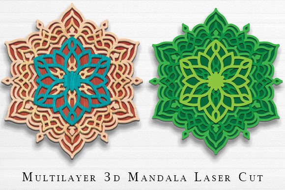 Elevate Your Space with 3D Mandala Laser Cut Art