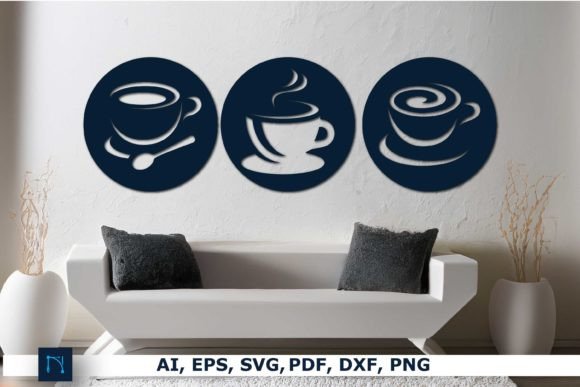 Elevate Your Space with Coffee-Themed Laser-Cut Wall Art