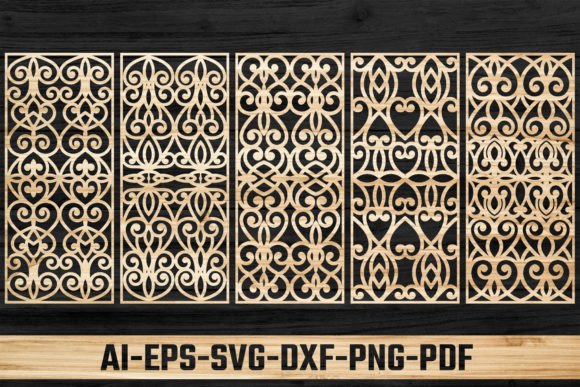 Laser Cut Ornamental Panel Template 07: Elevate Your Designs