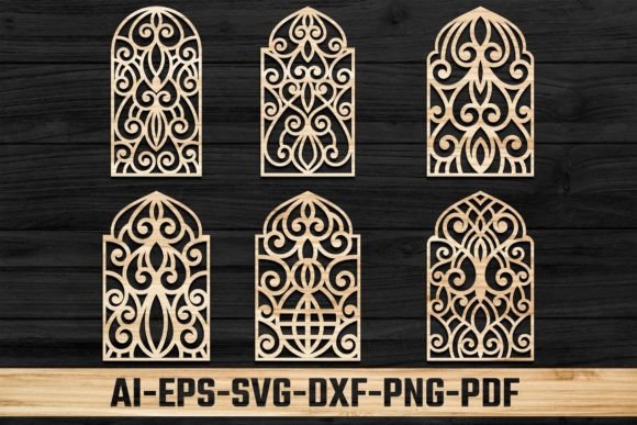 Timeless Ornamental Panel Template 05 for Laser & CNC